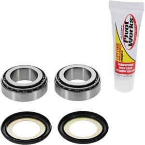 Honda CRF110F Steering Stem Bearing Kit - Pivot Works - `19-`23 Honda CRF110F Steering Stem Bearing Kit - Pivot Works - `19-`23